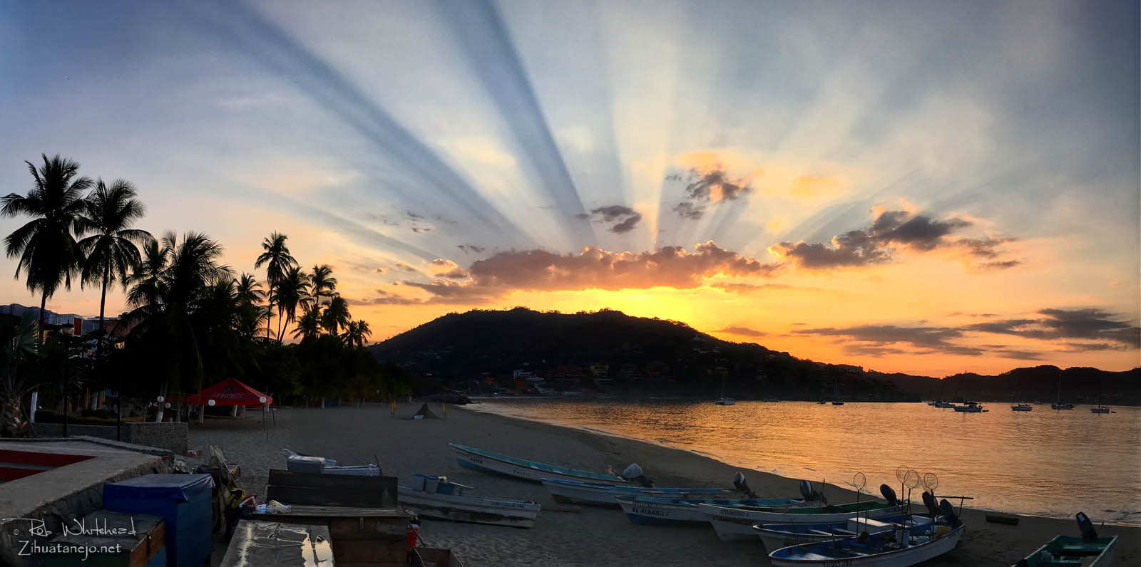 Sunrise in Zihuatanejo Bay